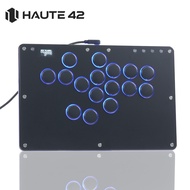 Haute42 T16 Pro V2 Full-Key Arcade Controller for Switch/PC/PS4/PS3/Steam Deck Slim Fighting Game Ke