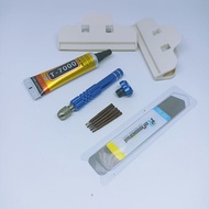 HP DISASSEMBLY SERVICE TOOL PACKAGE 5-IN-1 SET OF HANDPONE SCREWDRIVER + 15ML BLACK T7000 GLUE + 2PC