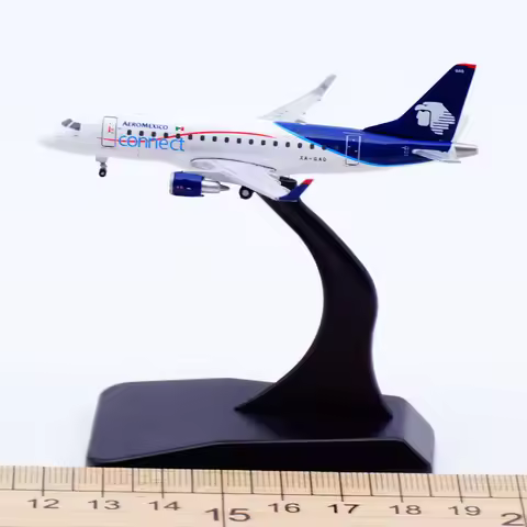 LH4188 Alloy Collectible Plane Gift JC Wings1:400 Aeromexico Connect "SkyTeam" EMBRAER ERJ-170LR Die