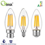 High lumen LED bulb, C35 bulb, E27/E14/B22 threaded bulb, A-level energy efficiency, energy-saving b
