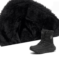 Camel womens plush warm snow boots winter shock-absorbing high-top hiking boots