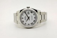 高價徵求舊手錶 回收勞力士 Rolex Datejust 116200 White Dial Roman 06/2018 3916