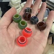 08181 Large-caliber Solid Color Dripper 810 Resin Dripper Cigarette Holder No Tip Quantity#大口径 Solid