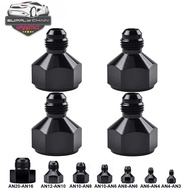 Aluminum Female Flare To Male Black AN3 AN4 AN6 AN8 AN10 AN12 AN16 AN20 Reducer Fitting Adapter Blac