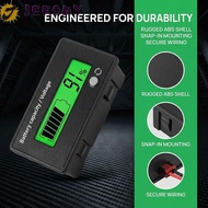 JEROMY Battery Gauge, Battery Testers Voltage Meter Battery Capacity Indicator, Plastic Housing Moni