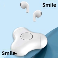 SMILE Bluetooth Earphones, Sports Headphone Wireless Headphones, Creative Striangle Fidget Spinner Bluetooth 5.3 TWS Earbuds