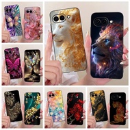 For Google Pixel 9A Case Cute Lion Fashion Painted Cover Soft Silicone Phone Case For Google Pixel 9