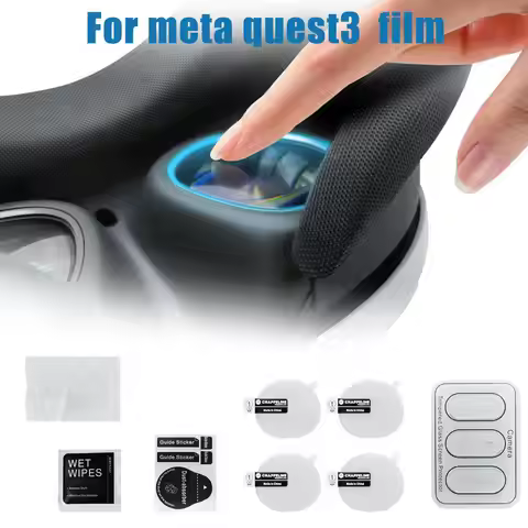 Camera Lens Protector for Meta Quest 3 Lens Tempered Glass Anti-Scratch Protection Film for Meta Que