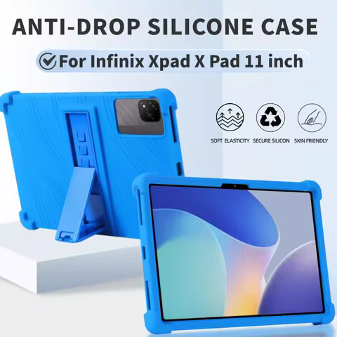 Case for Infinix Xpad X Pad 11 inch 2024 Case Android Tablet 11" Silicone Stand Soft Shell