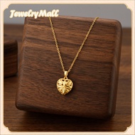 18k gold pawnable saudi gold original gold openwork love clavicle necklace for women gift