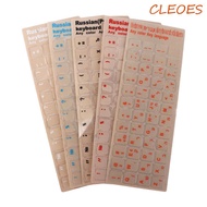 CLEOES Keyboard Letter Sticker Notebook For PC Russian Film Hebrew Korean Dust Protection Language A