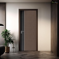 Changdee ประตู ECO ECO-DOOR ประตู UPVC เอ็กซ์ทรูชั่น รุ่น PX1 ภายใน ขนาด 80x200 ซม. สีเทาอ่อนทูโทนเท