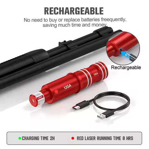 Pistol and rifle dry fire laser 45ACP/12GA/22LR. 243 laser training tool - hunting accessories train