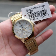 Casio MTP-V300G-7A Gold-Tone Stainless Steel Bracelet Men's Dress Watch