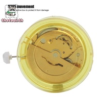 THETEAI 3 Hands Dual Day Date Movement, Gold Dual Calendar Cal.8205 Watch Movement, Metal Domestic M