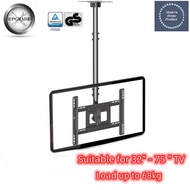 Ceiling mount TV bracket support 32 to 75 inch tv load up to 75kg