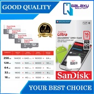 SanDisk Ultra 64GB / 16GB / 32GB / 80MB/s Class 10 Micro SD UHS-I CARD 7 YEARS WARRANTY BY SANDISK