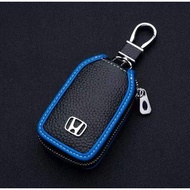 【Ready stock】Honda Leather Key Holder Cover Smart Key For Pinzhi City HRV BRV JAZZ CRV ACCORD CIVIC Key Bag