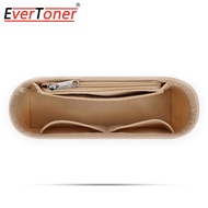 EverToner กระเป๋าจัดระเบียบกระเป๋าสอดผ้าสักหลาดสำหรับ LV DIANE กระเป๋าถือกระเป๋าแต่งหน้ากระเป๋าเครื่องสำอางเดินทางภายในกระเป๋าเครื่องสำอางแบบพกพา