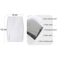 [READY STOCK 🇲🇾] 2PCS PM 2.5 Mask Filter