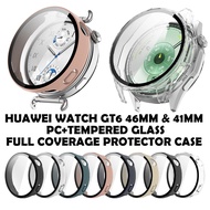 Huawei Watch GT6 PC+TEMPERED GLASS Casing Huawei GT6 46MM Cover Huawei Watch GT 6 41MM Case Huawei W