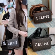Celine Arc de Triomphe Horizontal Version Camera Bag New Style Big Logo Camera Bag NKAO