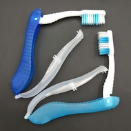 แปรงสีฟันพกพาแบบใช้แล้วทิ้งอุปกรณ์ทำความสะอาดปากฟันขณะเดินทางและตั้งแคมป์