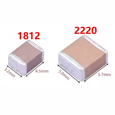 5pcs 1812/4532 2220/5750 Chip ceramic capacitor 1uf 2.2uf 3.3uf 4.7uf 10uf 22uf 33uf 47uf 100UF 25v