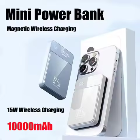 Magnetic Powerbank 15W Wireless Power bank PD 20W Fast Charing External Battery For MagSafe iPhone 1