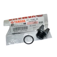 OIL GAUGE YAMAHA RXZ TZM 125Z Y125Z Y125ZR 4T OIL CAP 4T OIL PLUG PENUTUP MINYAK HITAM ENGINE OIL DI