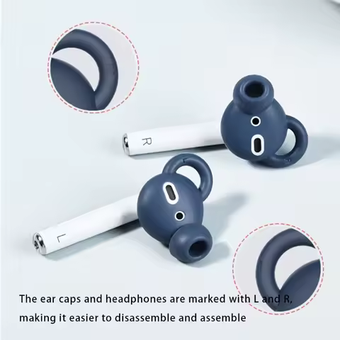 Ear Tips Earbuds For AirPods 1/2&Earpods Headsets Silicone Anti-Drop Earbud Spare Parts Repairing Pa