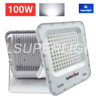 สปอร์ตไลท์ led ทรง Philips 30W - 200W รุ่น Slim บอดี้ขาว คุณภาพสูง ราคาโรงงาน  Floodlight สนามฟุตบอล