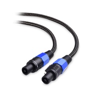 Cable Matters Premium Braided 12AWG Speaker Cable 3 ft Compatible with Speakon NL4FC Port