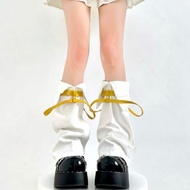 Bubble Socks y2k Pile Leg Cover y2k Female Black Punk Belt Flanging Collar y2k yk1