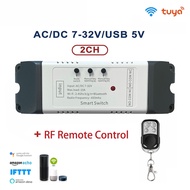 2-Channel TUYA Autogate WiFi Controller Tuya Smart Life App Supports Alexa / Google / Siri / SmartTh