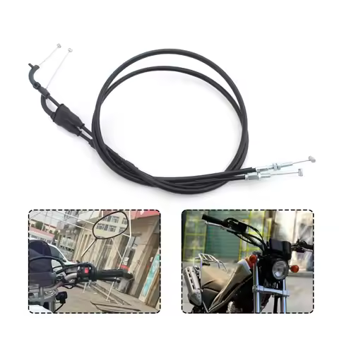 Motorcycle Throttle Cable Steel For Yamaha TTR250 1999-2006 TT350 1986-1987 TW200 Trailway 1987-2000