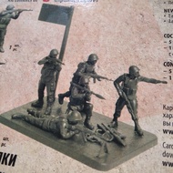 Russian army mokit, Russian army figure, Soviet army kit model, Motorized Infantry Model Kit 1/72 Or