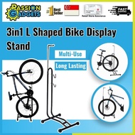 3In1 Vertical Bicycle/Bike/Mountain Bike L Shaped Parking Display Rack Stand