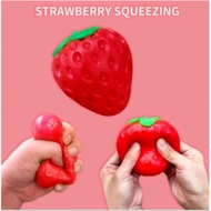 Squishy STRAWBERRY Kids Toys SQUISHY Squeeze Toys