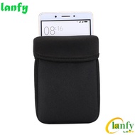 LANFY Phone Protective Pouch, Pouch Bag Neoprene Phone Bag, Black Dustproof Case Neoprene Phone Bag 