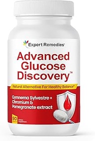 Expert Remedies Advanced Glucose Discovery - Blood Sugar Supplement - Lowers A1c Levels & Supports H