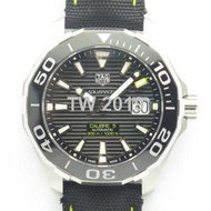 TW AQU4RAC3R CAL1B3R 43MM SS V6F B3ST EDITION BLACK TEXTURED