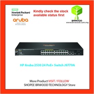 HP ARUBA J9779A: ARUBA 2530 24 POE+ 24 PORT 10/100 POE C/W 2XGBASE-T 2 SPF SWITCH