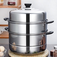 Steamer Big On Sale Original Size 3 Layer Stainless Steel Steamer And Cooker Multi-functional Premium quality 26cm 28cm steamer for siomai and siopao