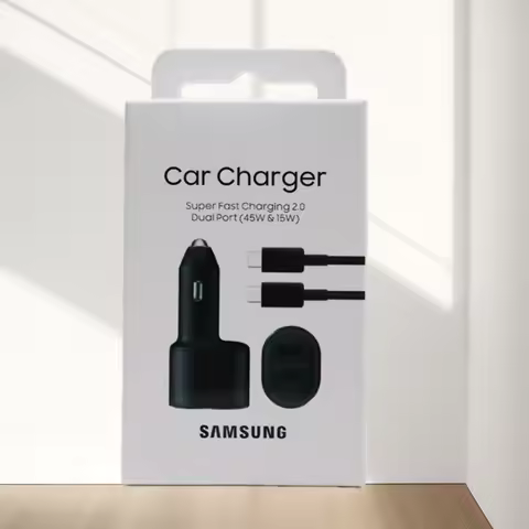 Samsung 60W USB Type C Car Charger 45W PD Super Fast Charge For Galaxy S25 S24 Ultra Z Fold 7 6 5 A5