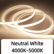 cod 35M 20M Set COB LED Silicone Tube Strip Light 220V 110V Waterproof High Lumen For Outdoor Villa 