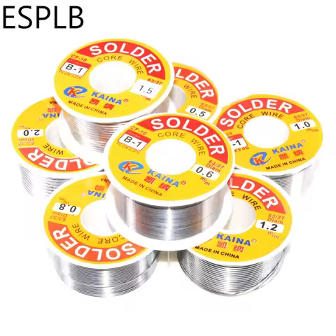 100G Rosin Solder Wire Tin B-1 63/37 CF-10 Flux 2.0% 0.5/0.6/0.8/1.0/1.2/1.5/2.0mm Welding Soldering