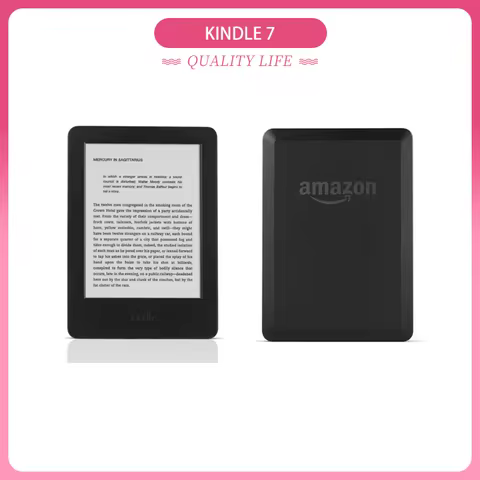 4GBKindle 7th E-Book Readers 6" Without Backlight Registerable Account EBook E-ink Screen WIFI Conne