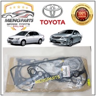 TOYOTA ALTIS ZZE121 ZZE122 ZZE141 ZZE142 *1ZZFE & 3ZZFE * OVERHAUL GASKET , ENGINE GASKET FULLSET 04