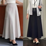 Haruka Skirt - Audy Skirt - Korean Loose Maxi Skirt Anti-WrinkleWanita